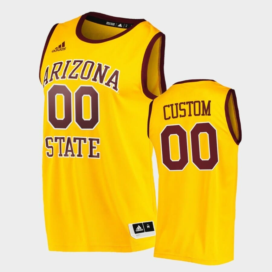 Custom LSU Tigers Basketball Jersey Name and Number College Gold