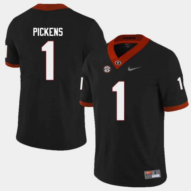 Men's Georgia Bulldogs #1 George Pickens Football Jersey – The Jersey Locker