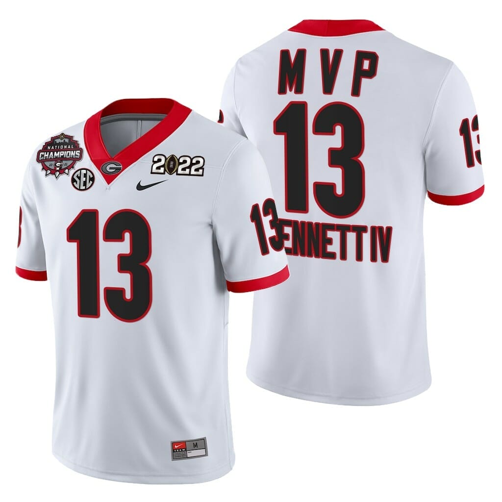 Trending] New UGA Stetson Bennett Jersey #13 College Black