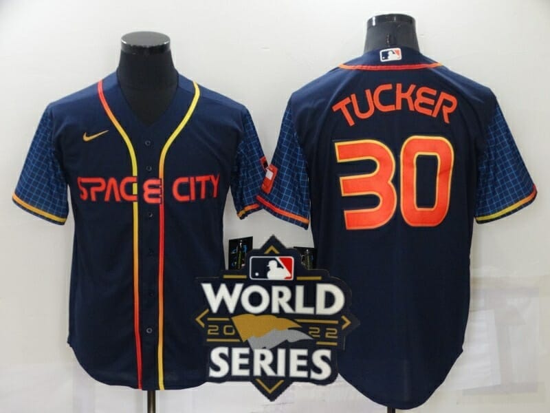 Kyle Tucker No 30 Astros Space City Baseball Jersey Ultimate Fan Design M | Pod Expressions Shop